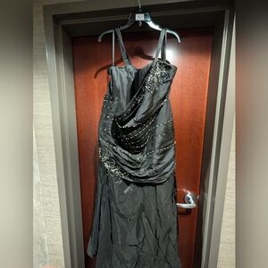 Cassandra Stone Black Prom Evening Dress Size 30